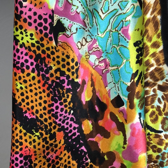 Multi color dress one shoulder by NW collections - Picture 4 of 5